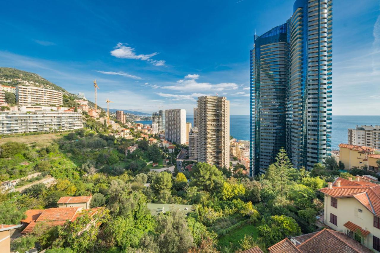 5Mn Monaco - Terrasse Vue Mer - Parking - Be Beausoleil Eksteriør billede