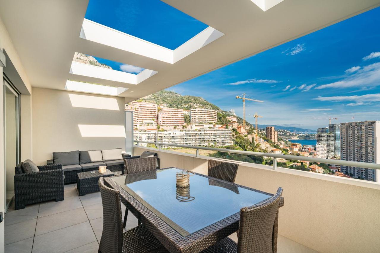 5Mn Monaco - Terrasse Vue Mer - Parking - Be Beausoleil Eksteriør billede